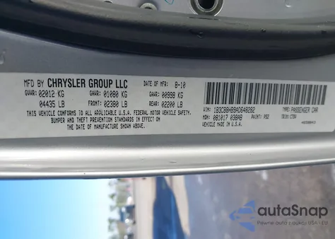 2010 Dodge Caliber Rush z USA, uszkodzony, nr VIN 1B3CB8HB9AD648282